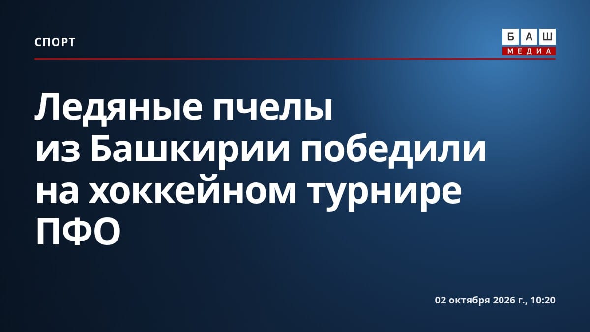 Ледяные пчелы из Башкирии победили на хоккейном турнире ПФО