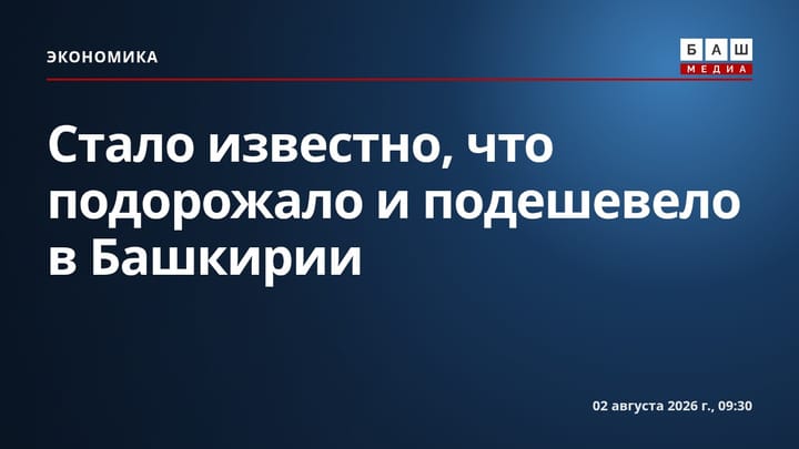 Стало известно, что подорожало и подешевело в Башкирии
