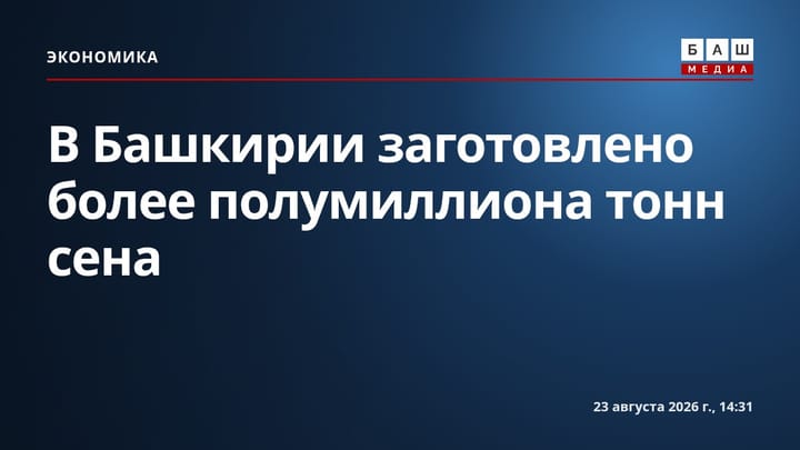 В Башкирии заготовлено более полумиллиона тонн сена