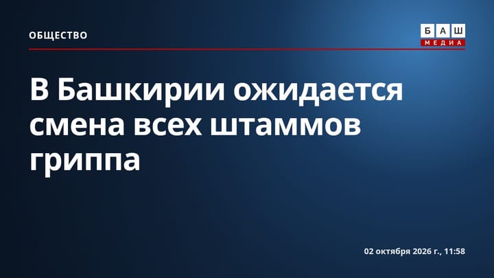 В Башкирии ожидается смена всех штаммов гриппа