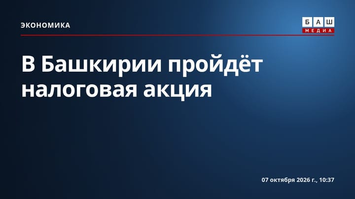 В Башкирии пройдёт налоговая акция