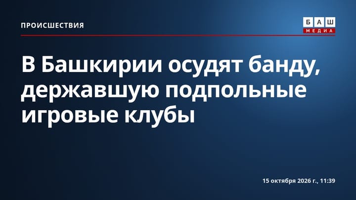 В Башкирии осудят банду, державшую подпольные игровые клубы