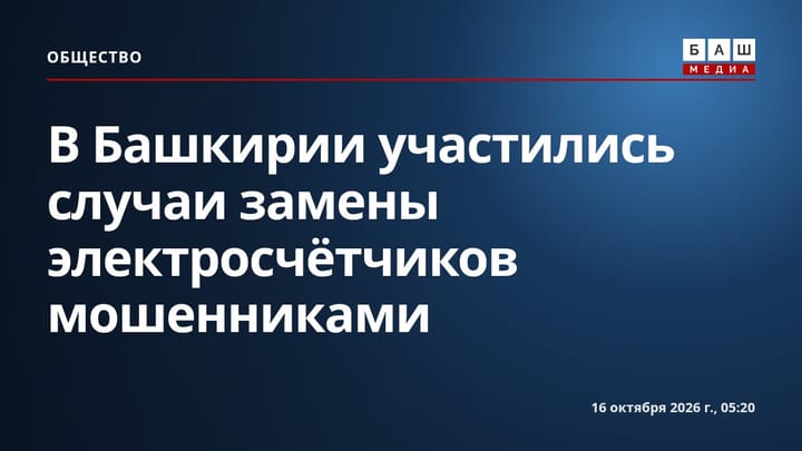В Башкирии участились случаи замены электросчётчиков мошенниками