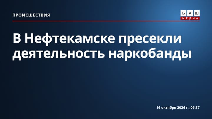 В Нефтекамске пресекли деятельность наркобанды