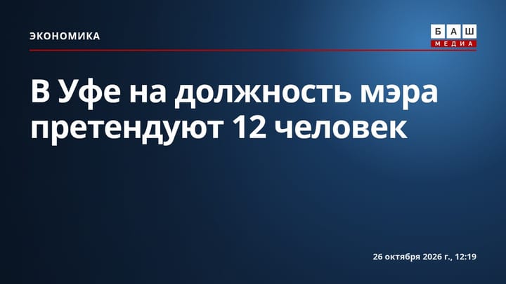 В Уфе на должность мэра претендуют 12 человек